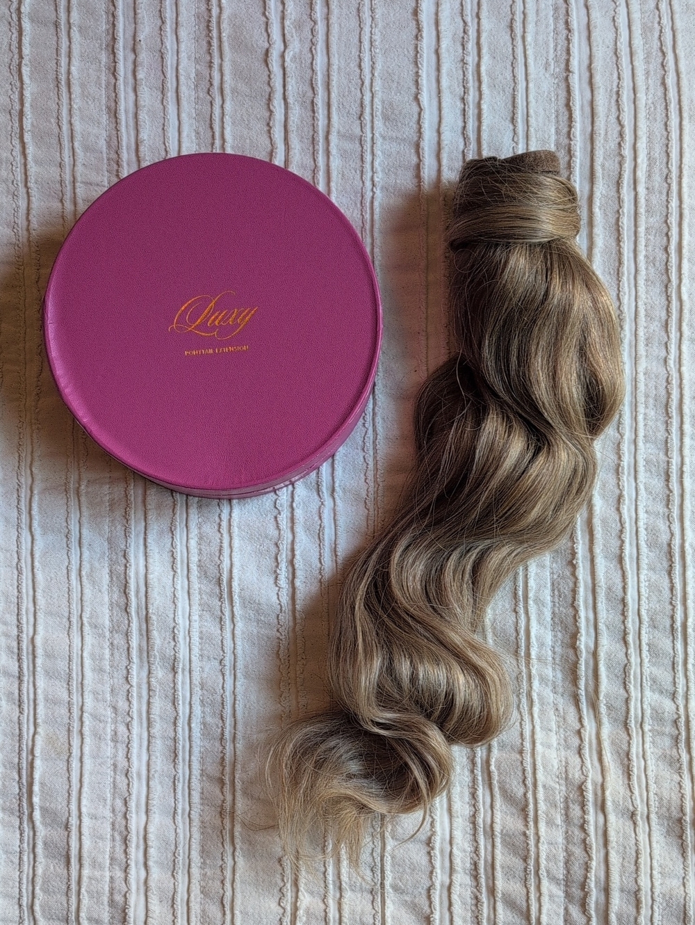 Luxy Ponytail Human Hair Extension in Bronde